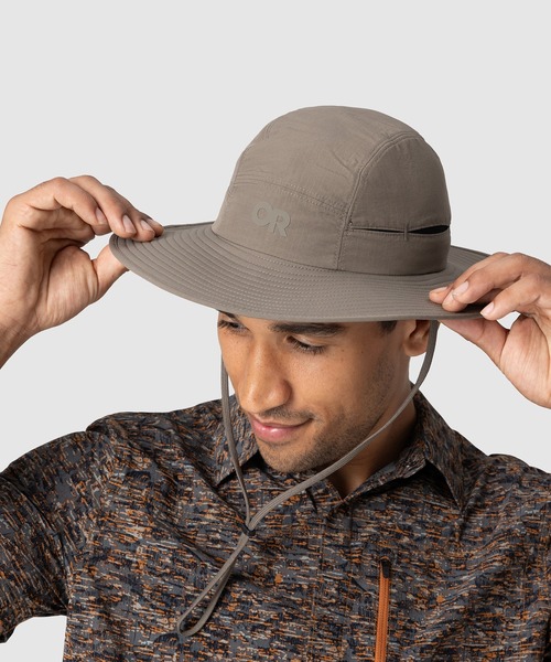 OUTDOOR RESEARCH(アウトドアリサーチ)の「OUTDOOR RESEARCH/アウトドアリサーチ Sunbriolet Sun Hat/サンブリオサンハット(ハット・メンズ・ライトグレー/サンドベージュ/ライトカーキ・X-LARGE/LARGE)」の3枚目の写真