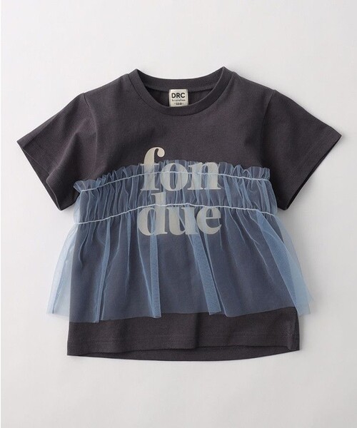 MY FIRST HYSTERIC LITTLE BUNNY HOODIE耳付き 半袖Tシャツ（Tシャツ