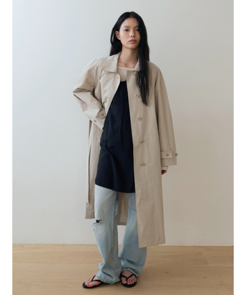 UNNOUT(アナウト)の「SILKY RUFFLE DRESS BLACK(ワンピース・レディース・その他・SMALL/MEDIUM)」の3枚目の写真