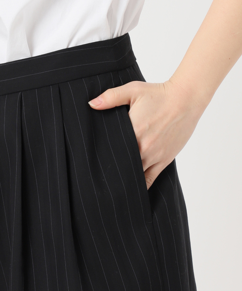 U by SPICK&SPAN（ユーバイスピックアンドスパン）の「シアータックハーフパンツ（その他パンツ・レディース・ブラック・36/38）」の16枚目の写真