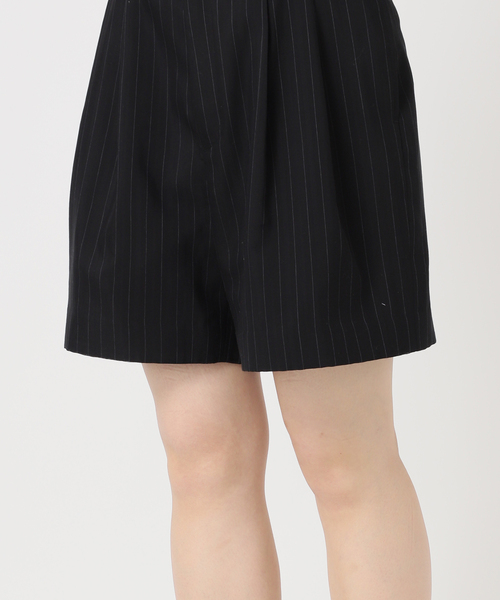 U by SPICK&SPAN（ユーバイスピックアンドスパン）の「シアータックハーフパンツ（その他パンツ・レディース・ブラック・36/38）」の17枚目の写真