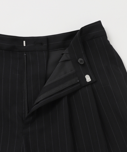 U by SPICK&SPAN（ユーバイスピックアンドスパン）の「シアータックハーフパンツ（その他パンツ・レディース・ブラック・36/38）」の18枚目の写真