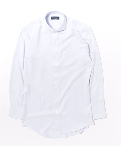 TOKYO SHIRTS(トウキョウシャツ)の「【吸水速乾】【COFREX】形態安定ノンアイロン ホリゾンタルワイド 長袖ビジネスワイシャツ(ビジネスシャツ・メンズ・グレー・首回り39cm-裄丈84cm/首回り42cm-裄丈82cm/首回り37cm-裄丈80cm/首回り37cm-裄丈84cm/首回り39cm-裄丈80cm/首回り41cm-裄丈82cm/首回り41cm-裄丈86cm/首回り42cm-裄丈86cm/首回り43cm-裄丈82cm/首回り43cm-裄丈86cm)」の6枚目の写真