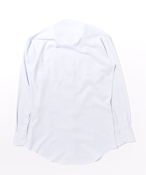 TOKYO SHIRTS(トウキョウシャツ)の「【吸水速乾】【COFREX】形態安定ノンアイロン ホリゾンタルワイド 長袖ビジネスワイシャツ(ビジネスシャツ・メンズ・グレー・首回り39cm-裄丈84cm/首回り42cm-裄丈82cm/首回り37cm-裄丈80cm/首回り37cm-裄丈84cm/首回り39cm-裄丈80cm/首回り41cm-裄丈82cm/首回り41cm-裄丈86cm/首回り42cm-裄丈86cm/首回り43cm-裄丈82cm/首回り43cm-裄丈86cm)」の7枚目の写真