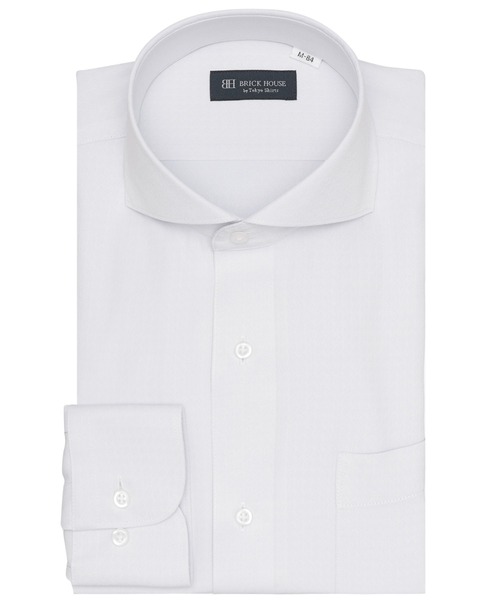 TOKYO SHIRTS(トウキョウシャツ)の「【吸水速乾】【COFREX】形態安定ノンアイロン ホリゾンタルワイド 長袖ビジネスワイシャツ(ビジネスシャツ・メンズ・グレー・首回り39cm-裄丈84cm/首回り42cm-裄丈82cm/首回り37cm-裄丈80cm/首回り37cm-裄丈84cm/首回り39cm-裄丈80cm/首回り41cm-裄丈82cm/首回り41cm-裄丈86cm/首回り42cm-裄丈86cm/首回り43cm-裄丈82cm/首回り43cm-裄丈86cm)」の1枚目の写真