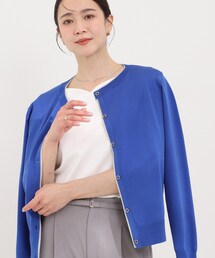 SHOO・LA・RUE | 【洗濯機可/S-LL】配色がコーデのアクセントに レイヤード風クルーカーディガン(カーディガン/ボレロ)