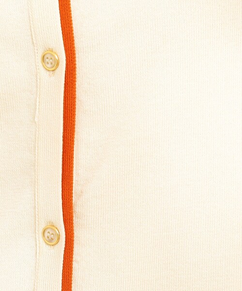 SHOO・LA・RUE（シューラルー）の「配色がコーデのアクセントに レイヤード風クルーカーディガン（カーディガン/ボレロ・レディース・アイボリー系4/ブルー系その他6/グレー系その他5・01/02/03/04）」の7枚目の写真