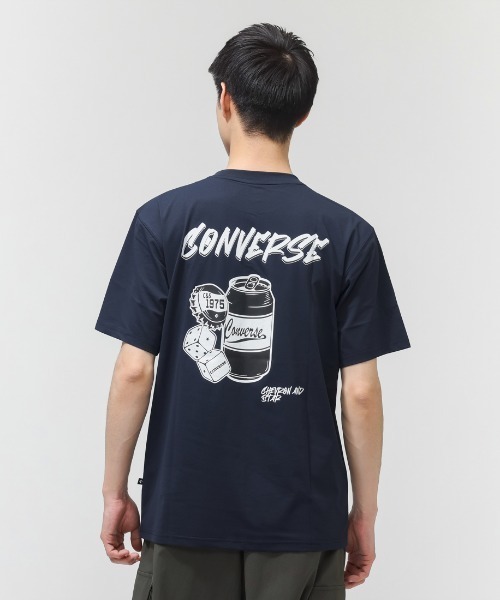 CONVERSE（コンバース）の「【別注】コンバース  AP EM CAN TEE M 半袖Tシャツ 限定コラボ（Tシャツ/カットソー・メンズ・ブラック/オフホワイト/ネイビー・M/L/LL）」の5枚目の写真