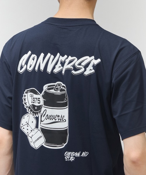 CONVERSE（コンバース）の「【別注】コンバース  AP EM CAN TEE M 半袖Tシャツ 限定コラボ（Tシャツ/カットソー・メンズ・ブラック/オフホワイト/ネイビー・M/L/LL）」の9枚目の写真