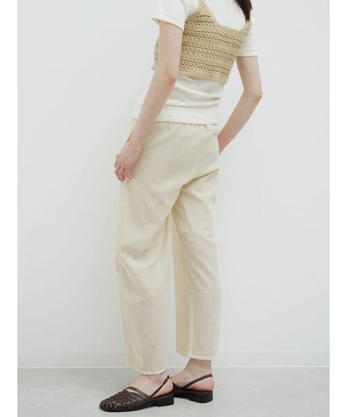 FIKA.(フィーカ)の「Mesh lame easy pants(その他パンツ・レディース・ゴールド/シルバー・MEDIUM)」の3枚目の写真