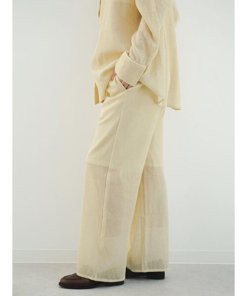FIKA.(フィーカ)の「Mesh lame easy pants(その他パンツ・レディース・ゴールド/シルバー・MEDIUM)」の5枚目の写真