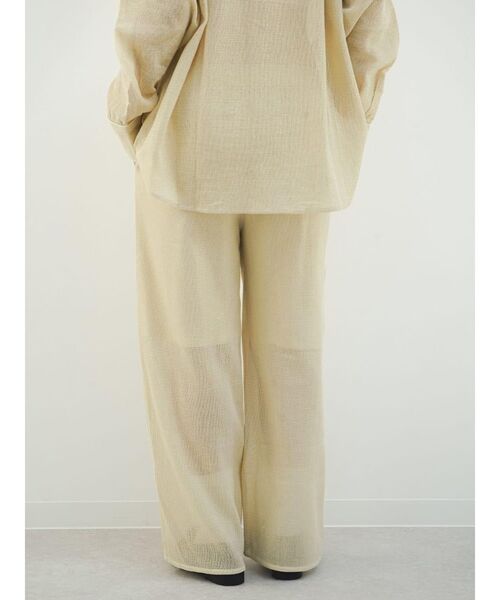 FIKA.(フィーカ)の「Mesh lame easy pants(その他パンツ・レディース・ゴールド/シルバー・MEDIUM)」の6枚目の写真