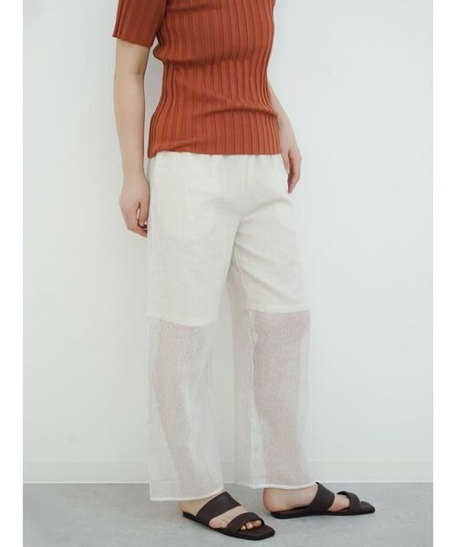 FIKA.(フィーカ)の「Mesh lame easy pants(その他パンツ・レディース・ゴールド/シルバー・MEDIUM)」の9枚目の写真