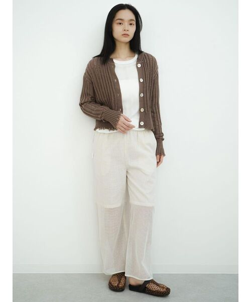 FIKA.(フィーカ)の「Mesh lame easy pants(その他パンツ・レディース・ゴールド/シルバー・MEDIUM)」の11枚目の写真