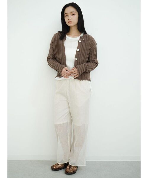 FIKA.(フィーカ)の「Mesh lame easy pants(その他パンツ・レディース・ゴールド/シルバー・MEDIUM)」の12枚目の写真