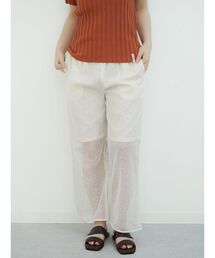 Mesh lame easy pants