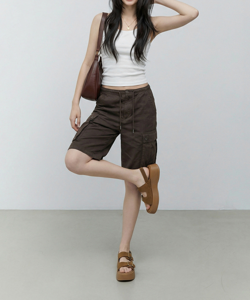 CHAAKAN(チャカン靴)の「ジェネカ バックルプラットフォームサンダル SDSDS2i124 (6cm)(サンダル・レディース・ブラック/ブラウン/ベージュ・22.5cm/23cm/23.5cm/24cm/24.5cm/25cm)」の4枚目の写真