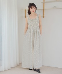 Heather（ヘザー）の「フリルトリムオールインワン　740430（つなぎ/オールインワン）」