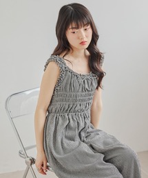 Heather（ヘザー）の「フリルトリムオールインワン　740430（つなぎ/オールインワン）」