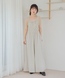 Heather（ヘザー）の「フリルトリムオールインワン　740430（つなぎ/オールインワン）」