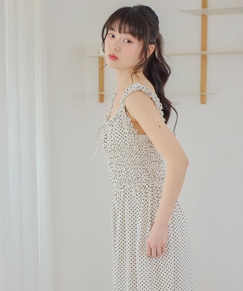 Heather(ヘザー)の「フリルトリムオールインワン 740430(つなぎ/オールインワン・レディース・ブラック系その他2/ブラック系その他/ホワイト系その他・S/M)」の11枚目の写真