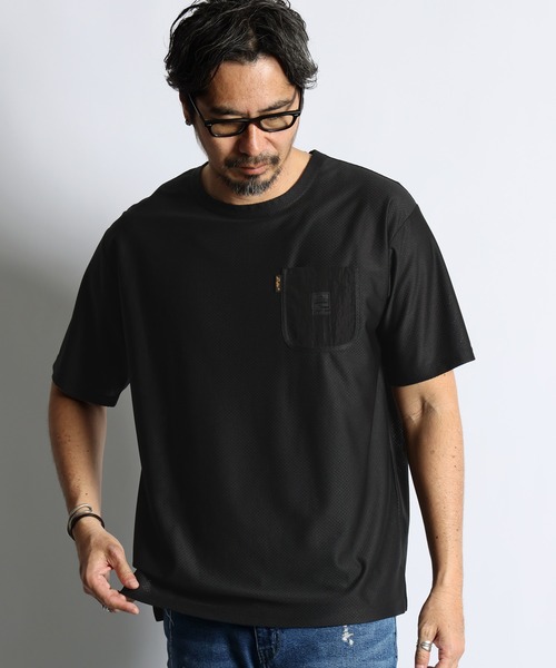 セール】'FIELD SENSOR' MESH POCKET TEE：フィールドセンサー
