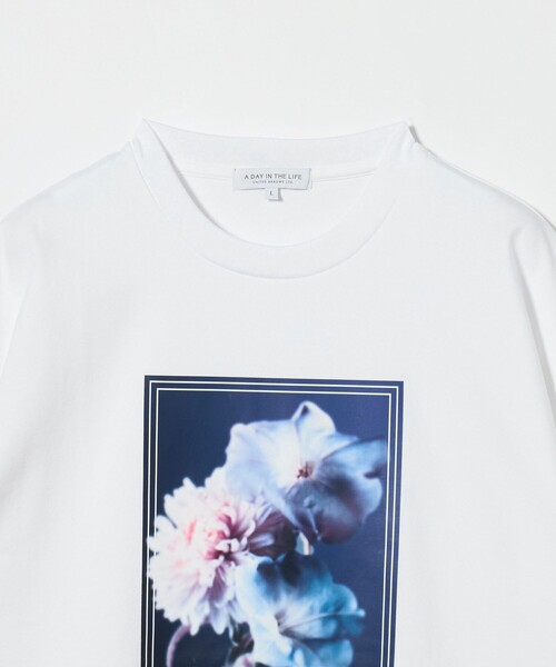 A DAY IN THE LIFE UNITED ARROWS(アデイインザライフユナイテッドアローズ)の「アクロマティック フラワープリント カットソー<A DAY IN THE LIFE>(Tシャツ/カットソー・メンズ・ダークグレー/ホワイト・M/L)」の13枚目の写真