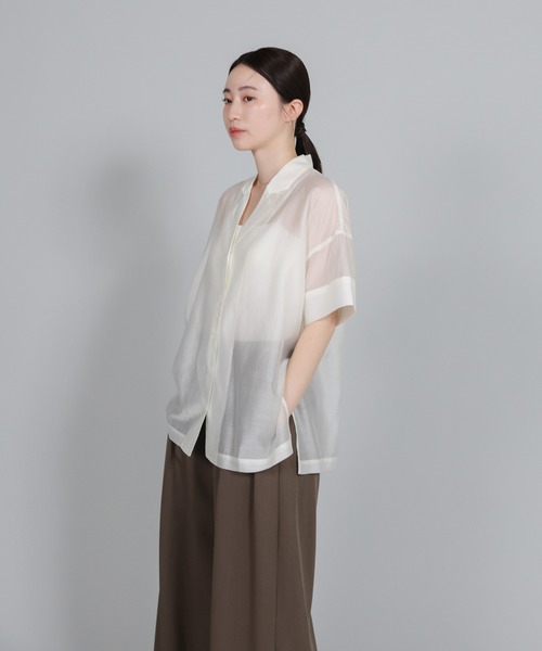 select MOCA Et(セレクトモカエト)の「【Et】Crepe Wide Tuck Pants(スラックス・レディース・ブラウン/ベージュ/ブラック・FREE)」の20枚目の写真