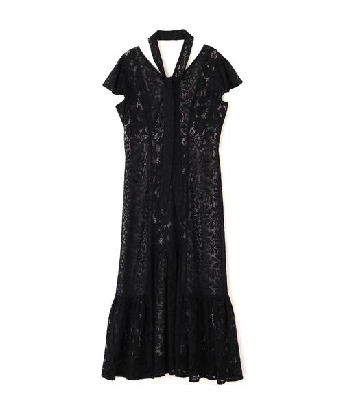 PROPORTION BODY DRESSING(プロポーションボディドレッシング)の「<L>タイ付きレースワンピース / 1216140414(ワンピース・レディース・ブラック/ホワイト系その他・MEDIUM/P/S/SMALL)」の17枚目の写真