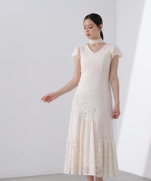 PROPORTION BODY DRESSING(プロポーションボディドレッシング)の「<L>タイ付きレースワンピース / 1216140414(ワンピース・レディース・ブラック/ホワイト系その他・MEDIUM/P/S/SMALL)」の10枚目の写真
