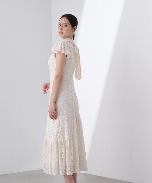 PROPORTION BODY DRESSING(プロポーションボディドレッシング)の「<L>タイ付きレースワンピース / 1216140414(ワンピース・レディース・ブラック/ホワイト系その他・MEDIUM/P/S/SMALL)」の11枚目の写真