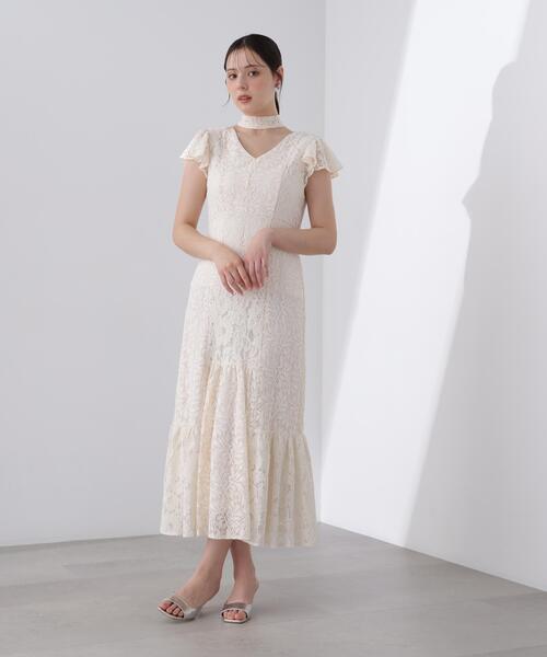 PROPORTION BODY DRESSING(プロポーションボディドレッシング)の「<L>タイ付きレースワンピース / 1216140414(ワンピース・レディース・ブラック/ホワイト系その他・MEDIUM/P/S/SMALL)」の12枚目の写真