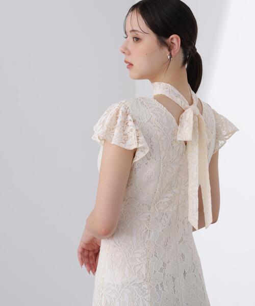 PROPORTION BODY DRESSING(プロポーションボディドレッシング)の「<L>タイ付きレースワンピース / 1216140414(ワンピース・レディース・ブラック/ホワイト系その他・MEDIUM/P/S/SMALL)」の13枚目の写真