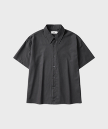 LEIRE（ルアール）の「サマー クロップ 半袖シャツ [チャコール]（シャツ/ブラウス）」