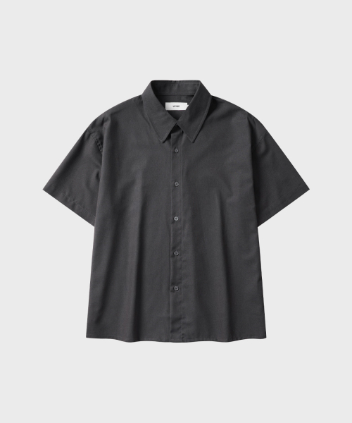 LEIRE（ルアール）の「サマー クロップ 半袖シャツ [チャコール]（シャツ/ブラウス・メンズ・その他・MEDIUM/LARGE/X-LARGE）」の4枚目の写真