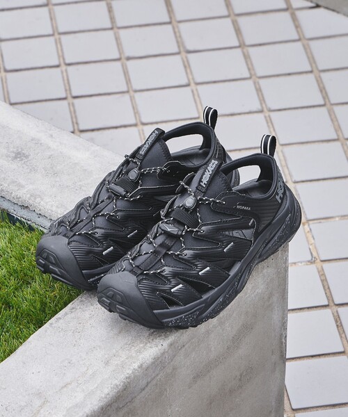 HOKA(ホカ)の「<HOKA> ホパラ スニーカー(スニーカー・メンズ・ブラック・27cm/28cm/26cm)」の2枚目の写真
