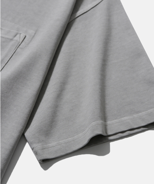 MOIF（モイフ）の「[SS26] GARMENT DYED H/S TEE / DYED GRAY（Tシャツ/カットソー・メンズ・その他・1(S)/2(M)/3(L)）」の6枚目の写真
