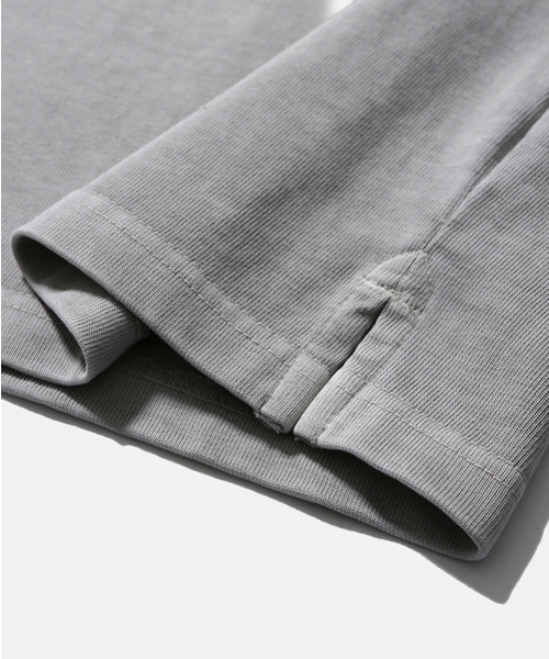 MOIF（モイフ）の「[SS26] GARMENT DYED H/S TEE / DYED GRAY（Tシャツ/カットソー・メンズ・その他・1(S)/2(M)/3(L)）」の8枚目の写真