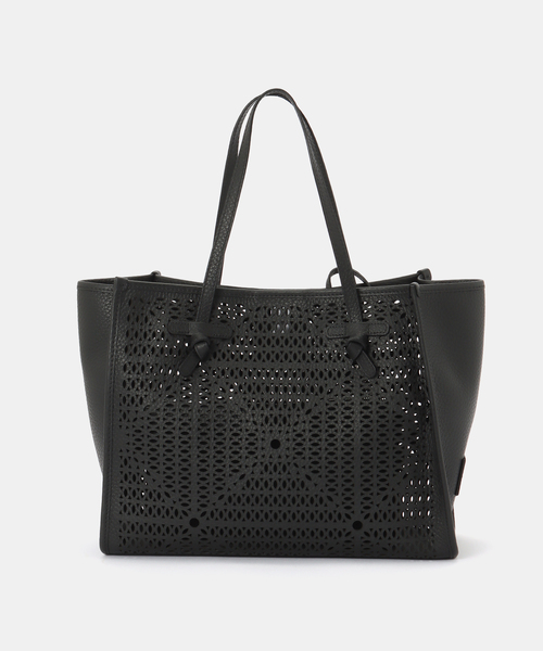 IENA(イエナ)の「GIANNI CHIARINI/ジャン二 キアリー二 MARCELLA LNR バッグ BS12390(トートバッグ・レディース・ブラック/ホワイト・FREE)」の4枚目の写真