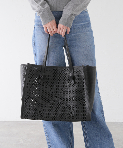 IENA(イエナ)の「GIANNI CHIARINI/ジャン二 キアリー二 MARCELLA LNR バッグ BS12390(トートバッグ・レディース・ブラック/ホワイト・FREE)」の18枚目の写真