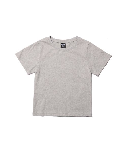 CREAM SODA LAB(クリームソーダラボ)の「レディーススタンダードフィットクロップ半袖Tシャツグレー(Tシャツ/カットソー・レディース・その他・1(S)/2(M))」の6枚目の写真