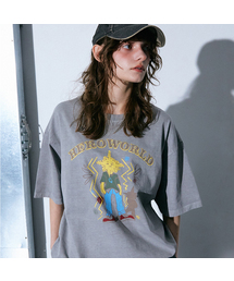 ヒーローワールド ピグメント 半袖Tシャツ ストーングレー