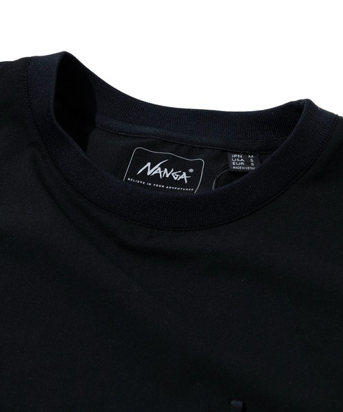 NANGA(ナンガ)の「NANGA/ナンガ DotAir COMFY TEE(Tシャツ/カットソー・メンズ・ブラック・MEDIUM/LARGE/X-LARGE)」の2枚目の写真