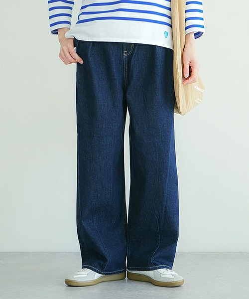 SOLAMONAT(ソラモナ)の「モナジーンズ(デニムパンツ・レディース・ワンウォッシュ・M/S/L)」の1枚目の写真