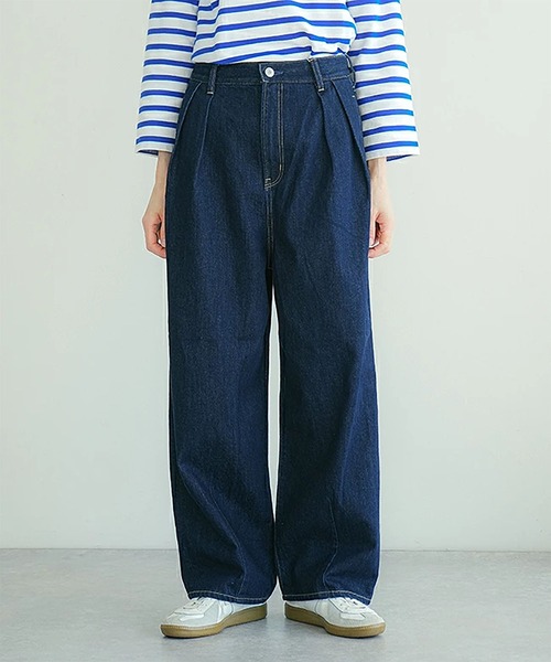SOLAMONAT(ソラモナ)の「モナジーンズ(デニムパンツ・レディース・ワンウォッシュ・M/S/L)」の17枚目の写真
