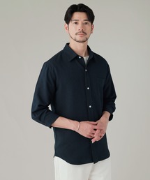 LIL VENDARS（リルヴェンダース）の「Buyer's Select 接触冷感パナマ 7分袖レギュラーカラーシャツ（シャツ/ブラウス）」