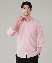 LIL VENDARS（リルヴェンダース）の「Buyer's Select 接触冷感パナマ 7分袖レギュラーカラーシャツ（シャツ/ブラウス）」