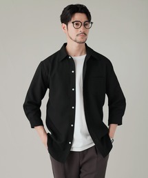 LIL VENDARS（リルヴェンダース）の「Buyer's Select 接触冷感パナマ 7分袖レギュラーカラーシャツ（シャツ/ブラウス）」