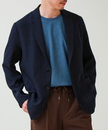 GLOSTER（グロスター）の「【セットアップ対応】リネンライクキャンバスジャケット（テーラードジャケット）」