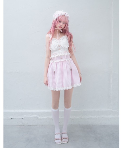 Fiorforte（フィオルフォルテ）の「gingham sailor setup（ワンピース・レディース・ピンク/ホワイト・FREE）」の9枚目の写真
